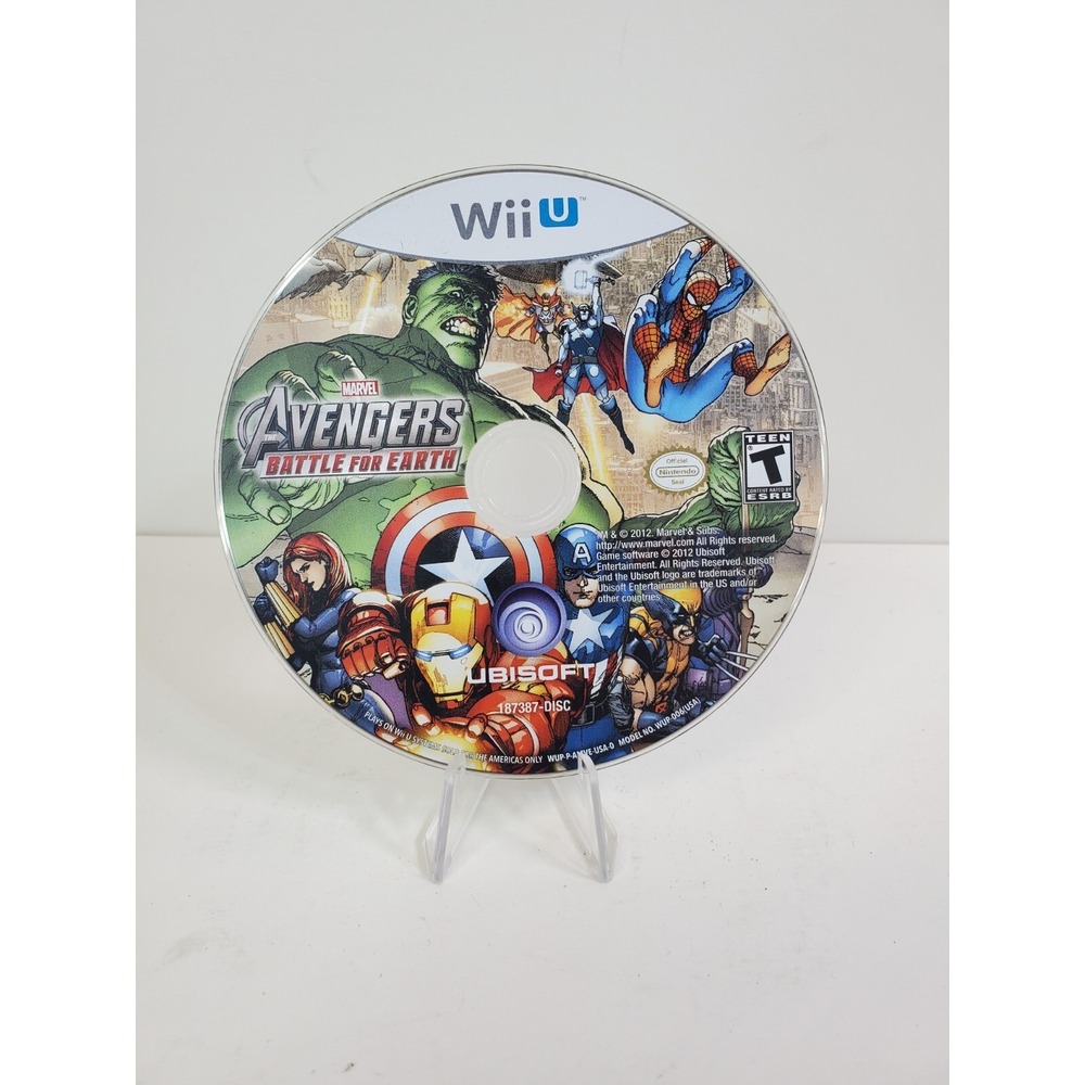 Marvel Avengers: Battle for Earth for Nintendo Wii U 2012 Disc Only